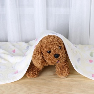 manta suave cálida para perros con estampado de elefante/alfombra de felpa coral para dormir