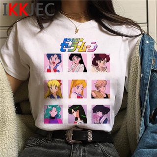 Sailor Moon Ropa Camiseta Hombres casual harajuku kawaii grunge Más El Tamaño De