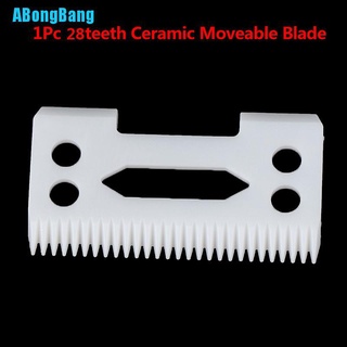 Abongbang 1 cuchilla de cerámica de 28 dientes con accesorios de 2 agujeros para Clipper Zirconia inalámbrico