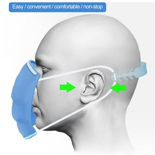 De dibujos animados de silicona gancho de la correa titular de la extensión para máscara Protector de oído suave Anti-apriete de la hebilla de oído accesorios para niños niño