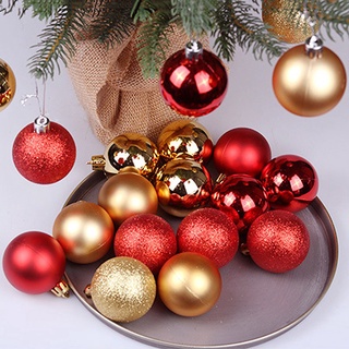 24 piezas/juego De Bolas De diámetro Para decoración De árbol De navidad