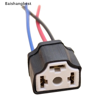 【BSB】 H4 9003 Ceramic Wire Wiring Car Head Light Bulb Lamp Harness Socket Plug 【Baishangbest】