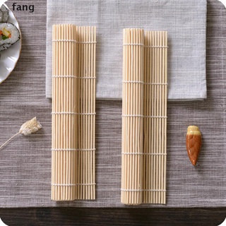 fang 2pcs diy sushi maker bambú tapete rollos de sushi herramientas reutilizables.