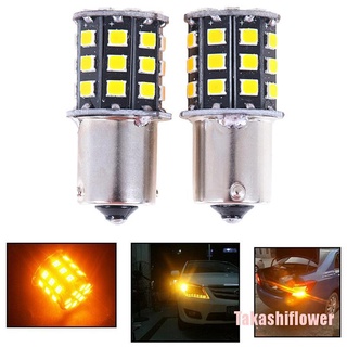 Takashiflower 2 Pzs 1156 BA15S 2835 33-SMD Bombillas LED Amarillas Para Coche/Lámpara De Señal De Giro/Luces De Freno