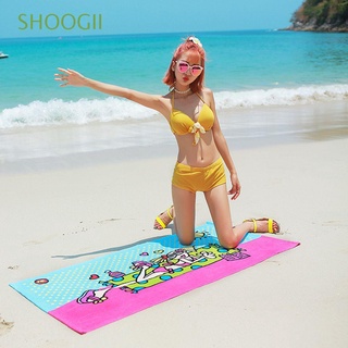 shoogii verano toalla de playa rectángulo extra grande toalla de viaje de microfibra moda multicolor de secado rápido ligero