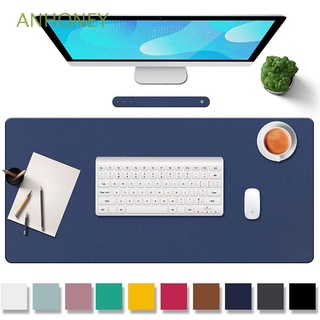 ANHONEY Modern Mouse Pad Large Desk Mat Keyboard Mice Mat Waterproof Writing Mat Home Office Anti-slip Laptop Computer Ultra Soft PU Leather/Multicolor (1)