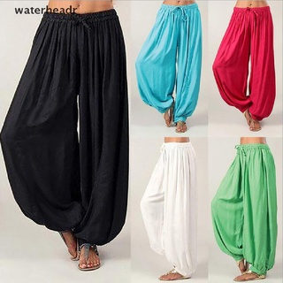 (waterheadr) pantalones harem ali baba pantalón aladdin afgano genie hippy yoga mono algodón nuevo en venta