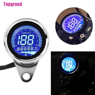 [Topgrand] velocímetro Digital LED LCD Universal para motocicleta/velocímetro tacómetro/medidor de velocidad