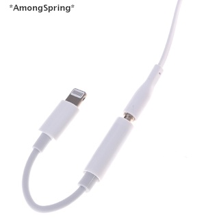 [AmongSpring] Cable Conector Adaptador Convertidor De Audio Para Auriculares/Audífonos Para iPhone