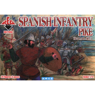 redbox 72098 conquistador español del siglo xvi (spear phalanx). set 3 1/72