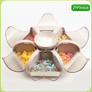 snack candy bandeja de alimentos para servir recipiente de plato dividido 6 compartimentos tuercas fruta seca bandeja de boda casa picnic
