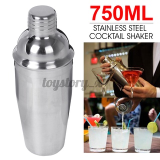 mezclador de coctelera de acero inoxidable para hacer bebidas, herramienta de bartender, 750 ml (1)