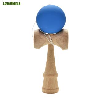 [Looi] 1 pza juego De ardillas japoneses Kendama Tradicional juguete De madera Bola De goma Pintura Ttb