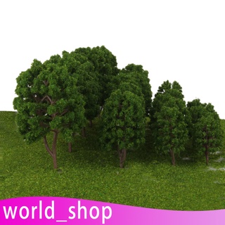 [Worldshop] 20 Multi escala modelo árbol 1:75-200 HO N Z jardín parque bosque Diorama paisaje (1)