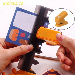 indira1 Mini Hole Puncher Set A6 A7 6 Holes Punch Loose-leaf Notebook Mini Mushroom Hole Paper Puncher for Crafts Hole Puncher