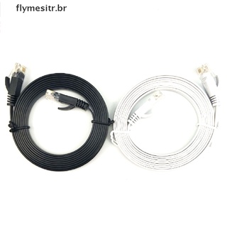 FLY 1m-5m Cable Ethernet Cat6 De Alta Calidad 1000Mbps Plana RJ45 LAN De Red .