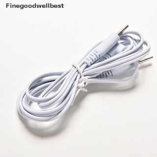 fbco electroterapia electrodo cables de plomo para tens masajeador de 2,5 mm conexión caliente