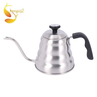 premium pour over coffee kettle con temperatura precisa 40floz - tetera de cuello de cisne - tetera de acero inoxidable de 5 tazas para estufa -