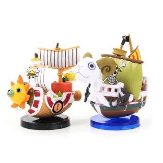 [sudeyte] Anime One Piece Meri Thousand Sunny Pirate Ship Boat Figure Model Decoration