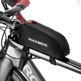 bolsa impermeable para bicicleta, marco frontal, tubo superior, bolsa de almacenamiento frontal de gran capacidad para bicicleta de carretera, mtb