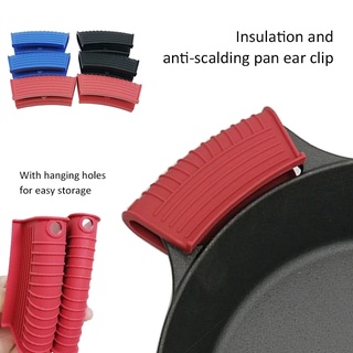Silicone Pot Ear Clip Creatives Anti-Scalding Clip Cast Iron Pot Handle Insulation Hand Clip Pot Earmuffs (1)
