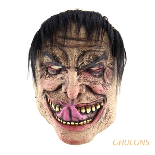 ghulons máscara de cosplay de halloween para adultos divertidos hombres disfraz máscara espeluznante máscaras para fiesta de halloween cosplay props decoración