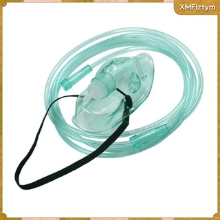 Elongated Oxygen Mask w/ 5.25\\\' Tubing and Adjustable Elastic Strap