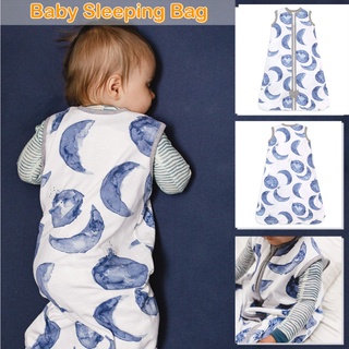 [EFE] bebé luna cremallera recién nacido portátil manta de algodón envolver envoltura saco de dormir (1)