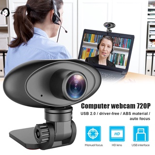 cámara de computadora portátil webcam 720p usb2.0 con micrófono incorporado para reunión/educación