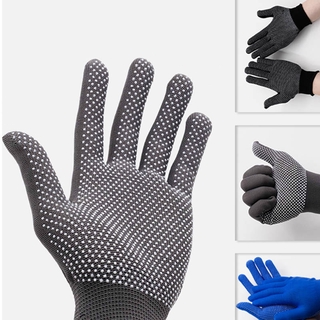 Guantes antideslizantes al aire libre guantes de nailon dispensador de guantes de hombres y mujeres de conducción de protección transpirable resistente al desgaste guantes