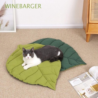 winebarger - colchón lavable en forma de hojas para perro, gato, cojín para gato grande, nido cálido y suave, cama de perro