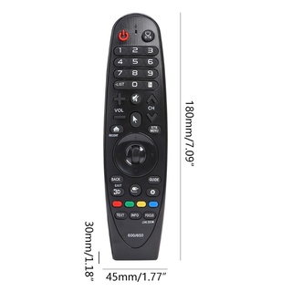 Control remoto de repuesto Universal de calor Smart TV Control remoto con receptor USB para LG- Magic remoto AN-MR600 AN-MR650 42LF652v 49UH619V (2)