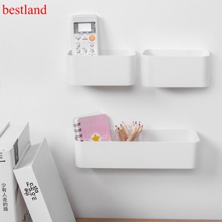 Bestland - caja de almacenamiento sin costuras para pared, plástico, para cocina, baño, sala de estar