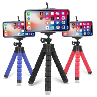Soporte De Teléfono Móvil Mini Cámara Selfie Monopie Flexible Pulpo Trípode