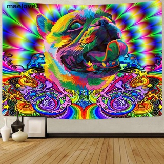 [maelove1] tapiz de pared para colgar hippie, colorida manta psicodélica bohemia decoración del hogar [maelove1]