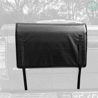 [cycling] Tailgate Cover Protection Pad Mountain Bike Pick-up Pad with 2 Bike Frame Fixing Straps for Truck