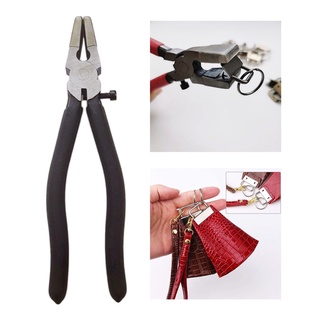 Heavy Duty Key Fob Pliers 8" Glass Cutting Pliers for Stained Glass Work