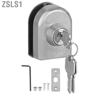 zsls1 push puerta corredera cerradura antirrobo anti pry almohadilla de espuma de acero inoxidable sin marco cerraduras de puerta de vidrio