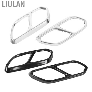 liulan - cubierta de punta de escape para marco de garganta, exquisita práctica, fácil instalación de acero inoxidable para mantenimiento de reparación