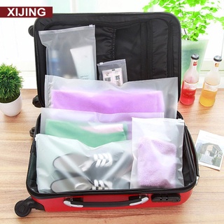 bolsa de almacenamiento de ropa portátil transparente para viaje, válvula impermeable, bolsa de sellado