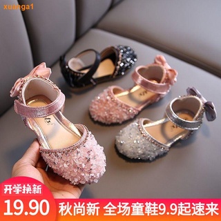 2021 verano nueva niña sandalias princesa zapatos diamante atuciado zapatos de bebé zapatos de rendimiento zapatos de las niñas zapatos de un solo zapatos de tendencia