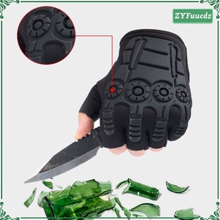 guantes de motocicleta de medio dedo guantes de protección para motocicleta/ciclismo/escalada/ (6)