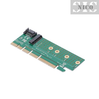 Ngff M.2 B Key SATA-Bus SSD a SATA3 adaptador tarjeta convertidor PCI Express ranura con Cable SATA disipador de calor soporta 2230 2242 2260 2280 M.2 SSD (oro)