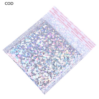 [cod] 10 bolsas de plata láser con relleno de burbujas, regalo, burbujas, bolsa de correo caliente (4)