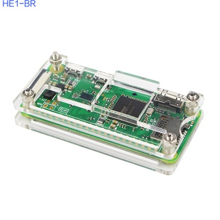 Funda De Acrílico inalámbrica con disipador De Calor De aluminio Transparente compatible con Raspberry Pi Zero 1.3/ Zero-W (1)