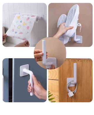 Gancho De pared adhesivo Multifuncional Para baño cocina/Gancho Bolsa De zapatos/Ma Aneta De puerta (1)