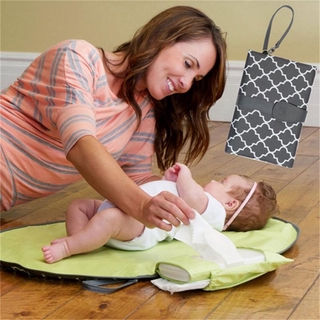 impermeable portátil bebé pañal cambiador de almohadilla de viaje estación cambiador de pañales (1)