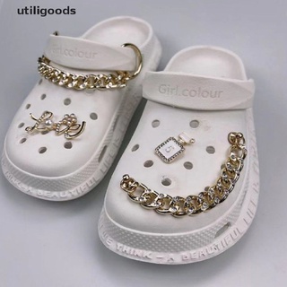 CHARMS utiligoods cadena de zapatos encantos de metal charm decoración para croc zueco zapatos colgante hebilla kit venta caliente