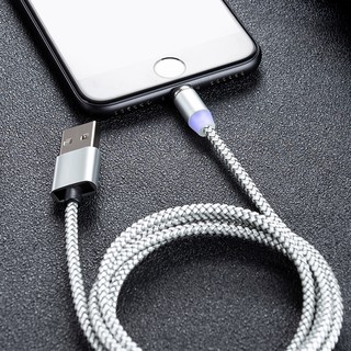 Cables Magnéticos USB Micro Type-C Lightning Con Luz LED Para IOS Android (8)