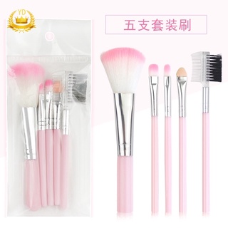 5Pcs / Set Brush Profesional untuk Membersihkan Kosmetik / Makeup RCY